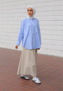 Suha Stripe Top (Baby Blue)