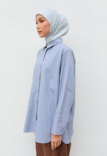 Load image into Gallery viewer, Erum Linen Top (Sky Blue)