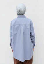 Load image into Gallery viewer, Erum Linen Top (Sky Blue)