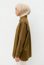 Load image into Gallery viewer, Erum Linen Top (Seaweed)