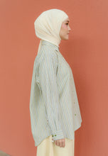 Load image into Gallery viewer, Nouf Stripe Top (Mustard Green)