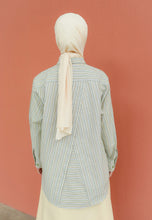 Load image into Gallery viewer, Nouf Stripe Top (Mustard Green)