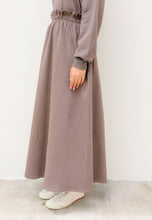 Load image into Gallery viewer, Zoe Flare Skirt (Taupe)