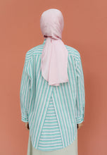 Load image into Gallery viewer, Nouf Stripe Top (Green Pink)