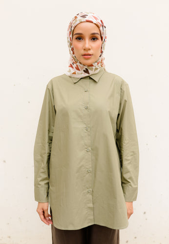 Areej Basic Top (Olive Green)