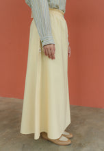 Load image into Gallery viewer, Armel Cotton Skirt (Dusty Yellow)