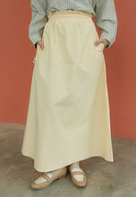 Load image into Gallery viewer, Armel Cotton Skirt (Dusty Yellow)
