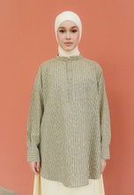 Load image into Gallery viewer, Ziva Stripe Top (Light Brown)