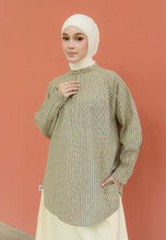 Load image into Gallery viewer, Ziva Stripe Top (Light Brown)