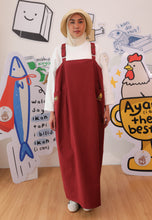 Load image into Gallery viewer, Pinafore Cotton Twill (Maroon)