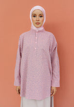 Load image into Gallery viewer, Ziva Stripe Top (Pink)