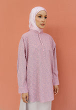 Load image into Gallery viewer, Ziva Stripe Top (Pink)