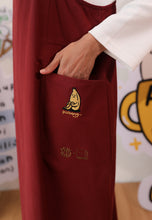 Load image into Gallery viewer, Pinafore Cotton Twill (Maroon)