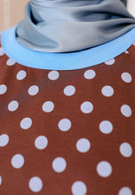 Load image into Gallery viewer, Hana Polka T-Shirt (Blue Choco)