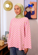 Load image into Gallery viewer, Hana Polka T-Shirt (Pink Green)