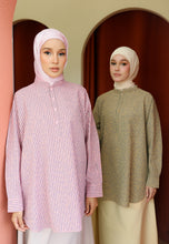 Load image into Gallery viewer, Ziva Stripe Top (Pink)
