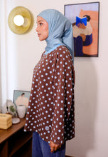 Load image into Gallery viewer, Hana Polka T-Shirt (Blue Choco)