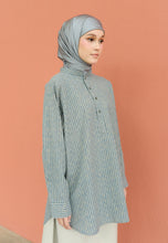 Load image into Gallery viewer, Ziva Stripe Top (Grey)