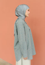 Load image into Gallery viewer, Ziva Stripe Top (Grey)