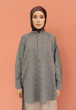 Load image into Gallery viewer, Ziva Stripe Top (Dark Choco)