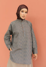 Load image into Gallery viewer, Ziva Stripe Top (Dark Choco)