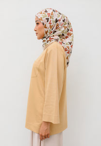 Zen Boxy T-Shirt (Light Brown)