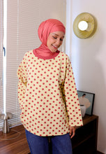Load image into Gallery viewer, Hana Polka T-Shirt (Yellow Brick)