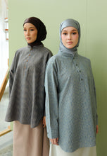 Load image into Gallery viewer, Ziva Stripe Top (Grey)
