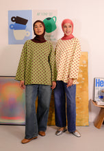 Load image into Gallery viewer, Hana Polka T-Shirt (Olive Wine)