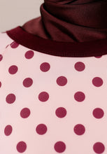 Load image into Gallery viewer, Hana Polka T-Shirt (Pink Wine)