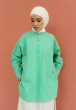 Load image into Gallery viewer, Ziva Stripe Top (White)