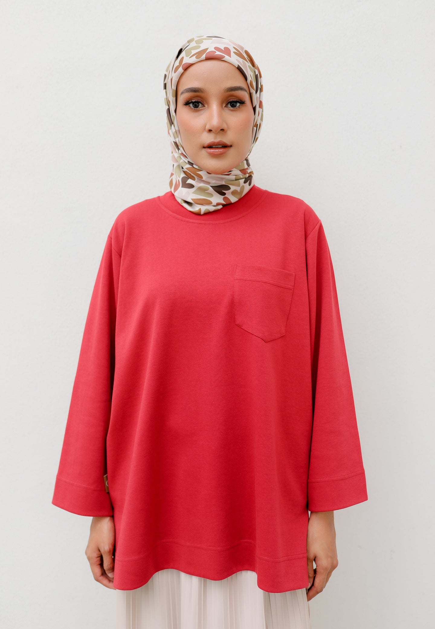 Zen Boxy T-Shirt (Red)