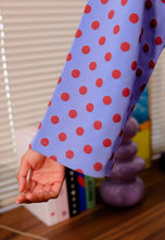 Load image into Gallery viewer, Hana Polka T-Shirt (Blue Brick)