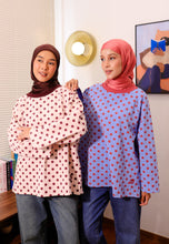 Load image into Gallery viewer, Hana Polka T-Shirt (Pink Wine)