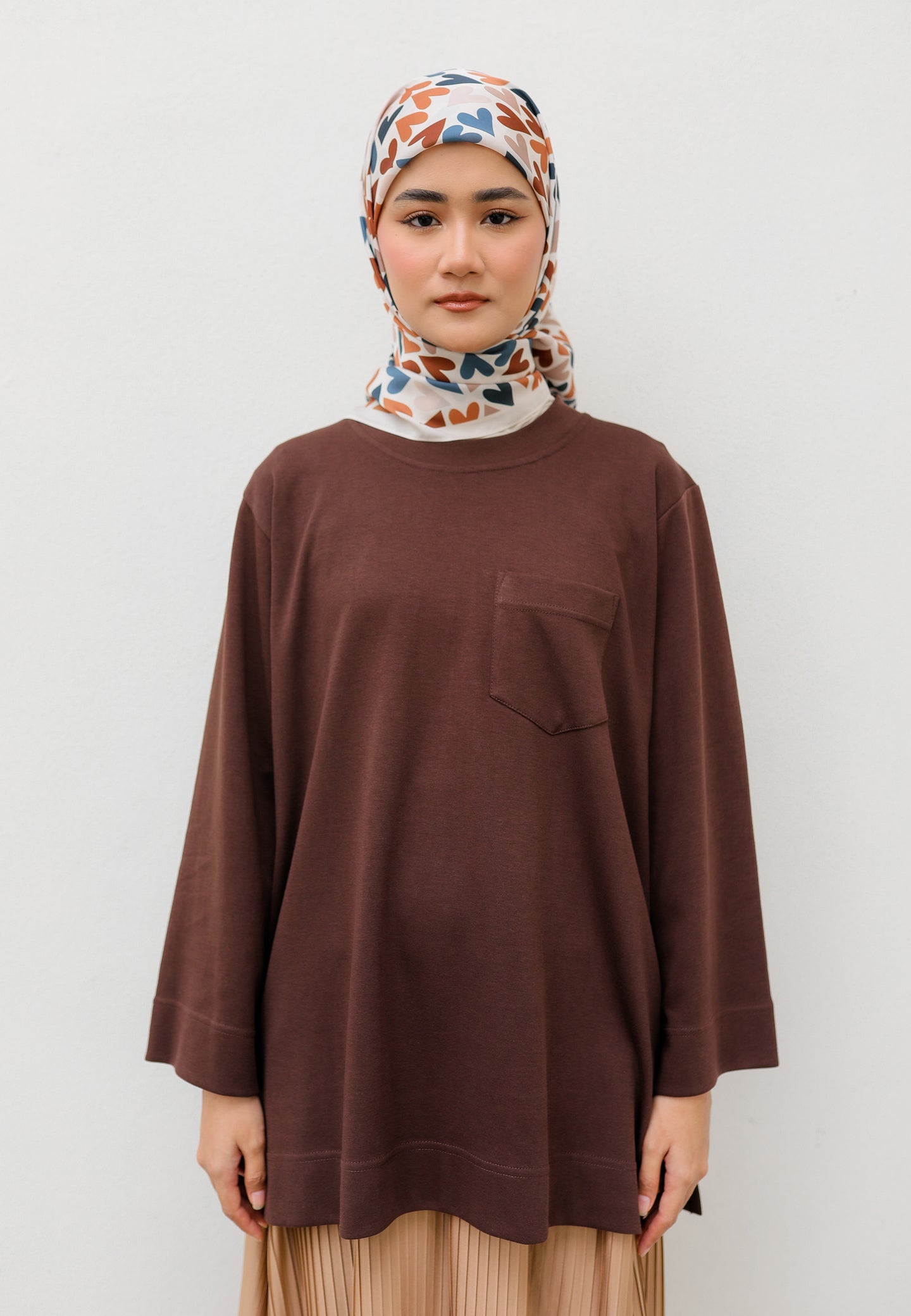 Zen Boxy T-Shirt (Dark Choco)