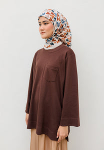 Zen Boxy T-Shirt (Dark Choco)