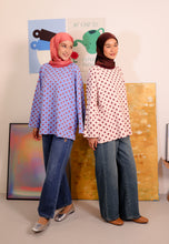 Load image into Gallery viewer, Hana Polka T-Shirt (Pink Wine)
