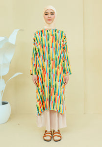 Ibna Printed Tunic (Yellow)
