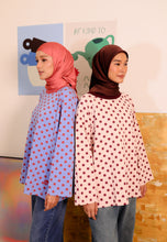 Load image into Gallery viewer, Hana Polka T-Shirt (Blue Brick)