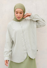 Load image into Gallery viewer, Aamily Stripe Top (Sage Green)