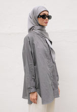Load image into Gallery viewer, Hessa Linen Top (Ash Grey)