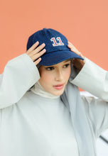 Load image into Gallery viewer, Bunga 11 Dad Cap (Dark Blue Denim)
