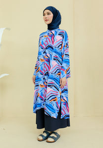 Ibna Printed Tunic (Sky Blue)