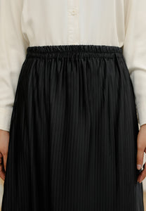 Tyesha Pleated Skirt (Black)