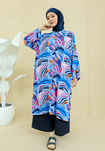 Ibna Printed Tunic (Sky Blue)