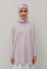 Load image into Gallery viewer, Zen Boxy T-Shirt (Pale Purple)