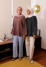 Load image into Gallery viewer, Hana Polka T-Shirt (Blush Choco)