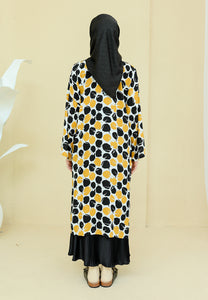 Ibna Printed Tunic (White Yellow)