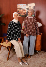 Load image into Gallery viewer, Hana Polka T-Shirt (Blush Choco)