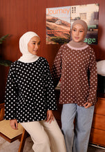 Load image into Gallery viewer, Hana Polka T-Shirt (Black White)